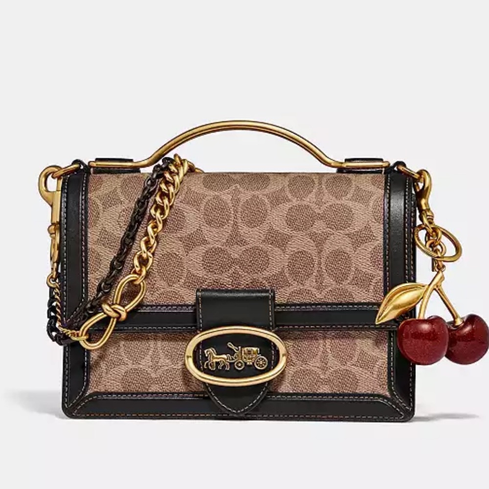 Coach Signature Riley Top Handle - Picture 12 of 15